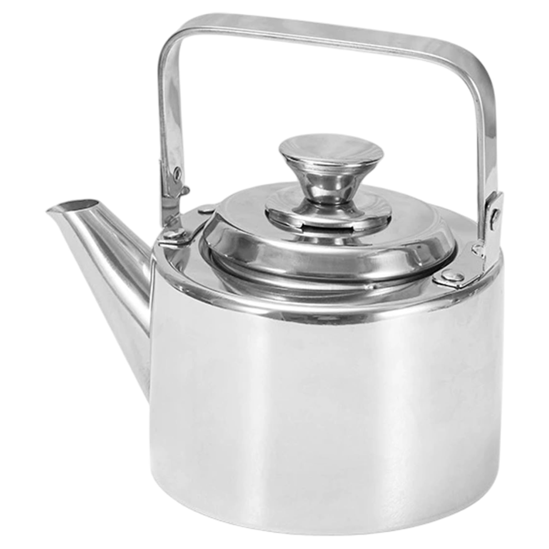 Bouilloire à thé sifflante 1,5L en acier inoxydable pour plaques induction et gaz avec filtre