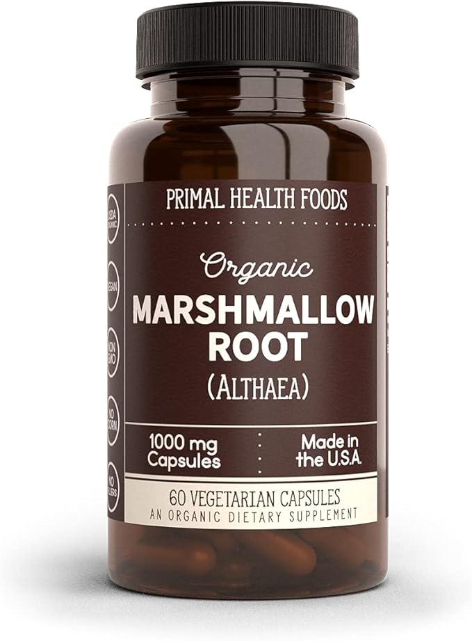 Primal Health Foods Organic Marshmallow Root 60 Capsules