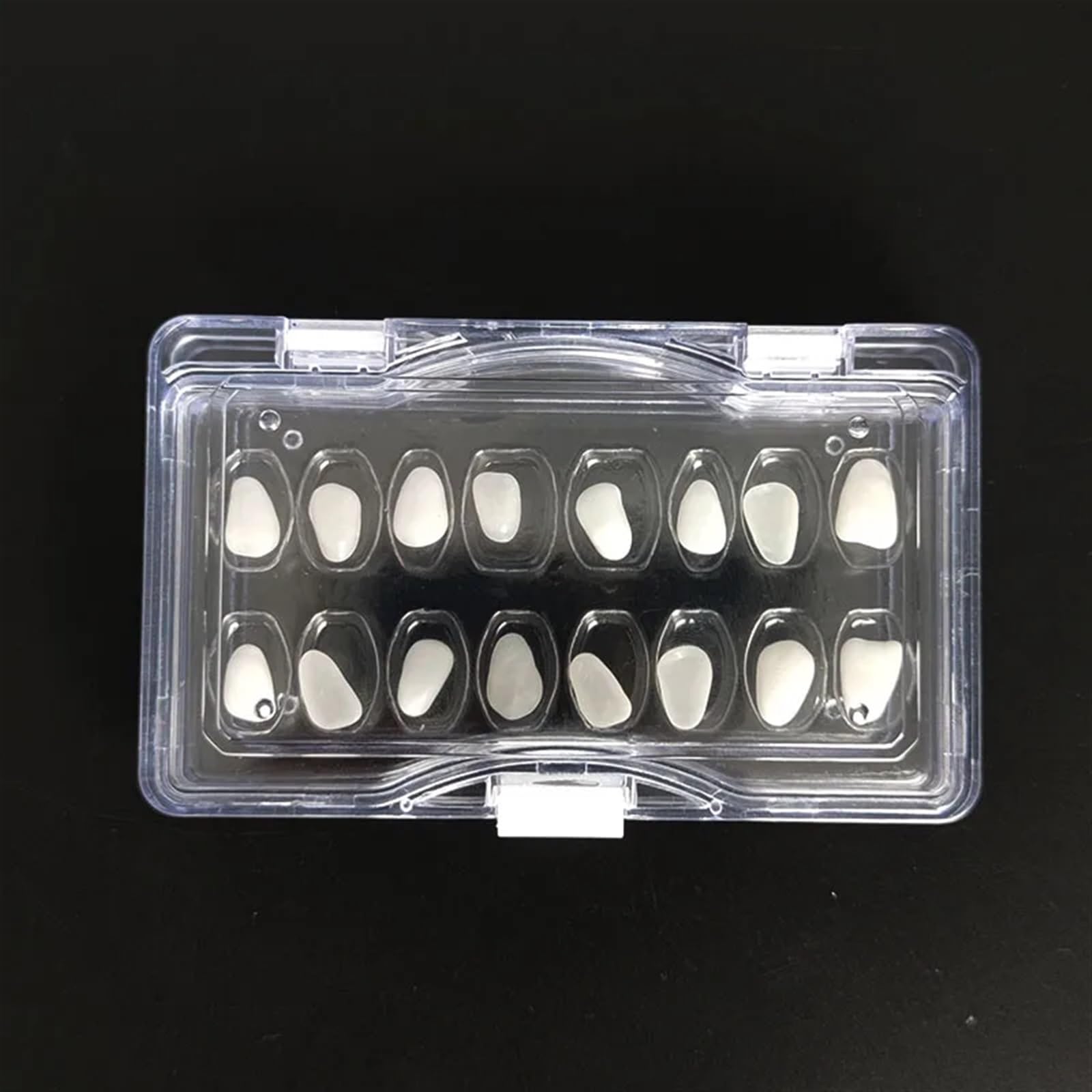 Caja Dental con película para dentadura, Material de Almacenamiento de Chapa, Herramientas dentales cosméticas, 40 Piezas