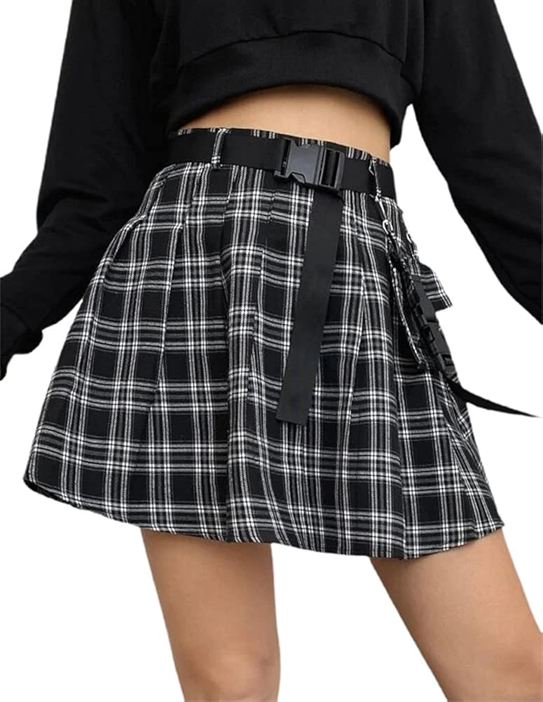 mini plaid skirt