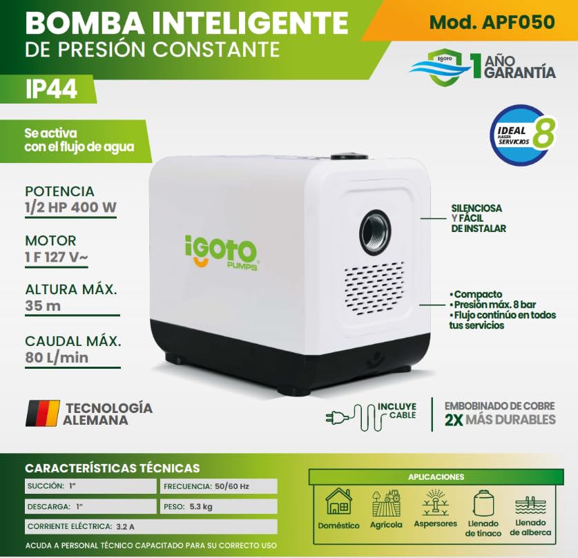 Opiniones y reviews de Bomba de agua 1 2 hp precio los mejores 10. 24 Imagen adicional