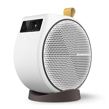 BenQ GV31 Smart Portable LED FHD Projector,Built-in Battery,Excellent Colors 98% REC 709,Upto 100inches Screen Size,135 Projection,16W Speakers,Certified Android TV,WiFi,HDMI,USB-C, White