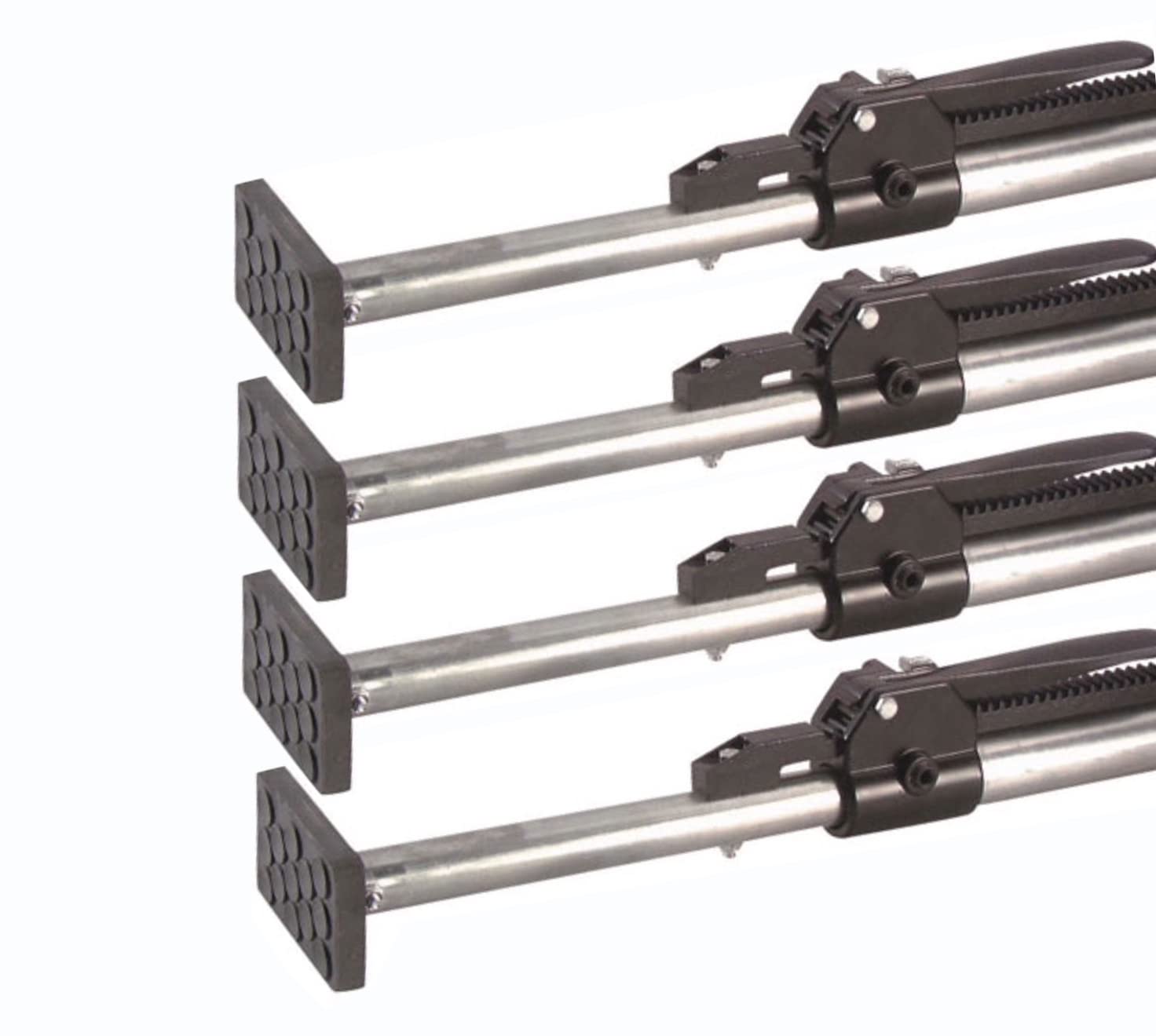 Mytee Products (4 Pack) 89.75" to 104.5" Inches Long Steel Adjustable