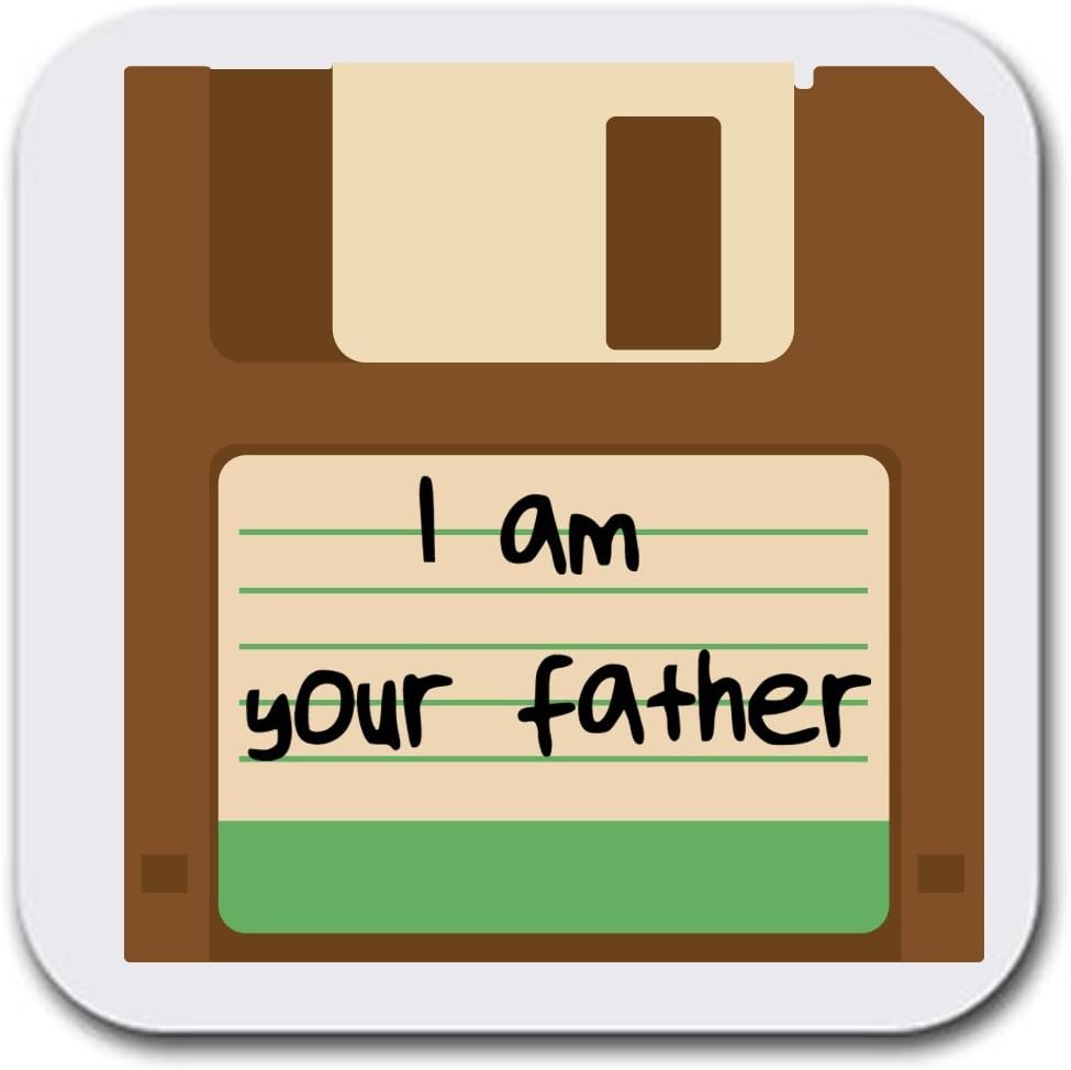Retro Floppy Disk 80's Quotes Coaster Set Beer Drink