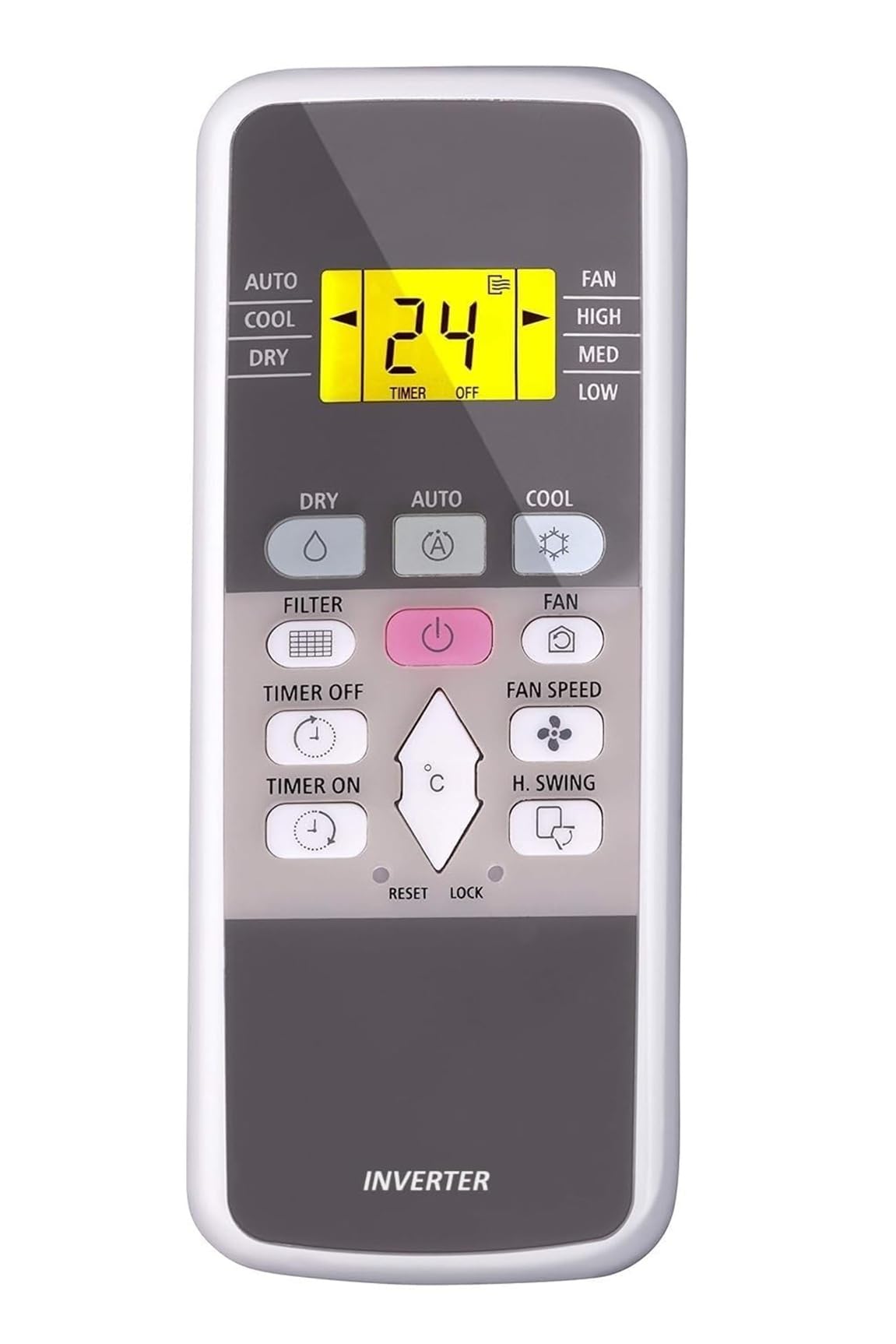 2 Years Warranty Temp Will go to up 16 Degree Ac Remote Compatible for HITACHI Inverter AC Remote with Backlight Please Match Your Old Remote Exact Same-image-42