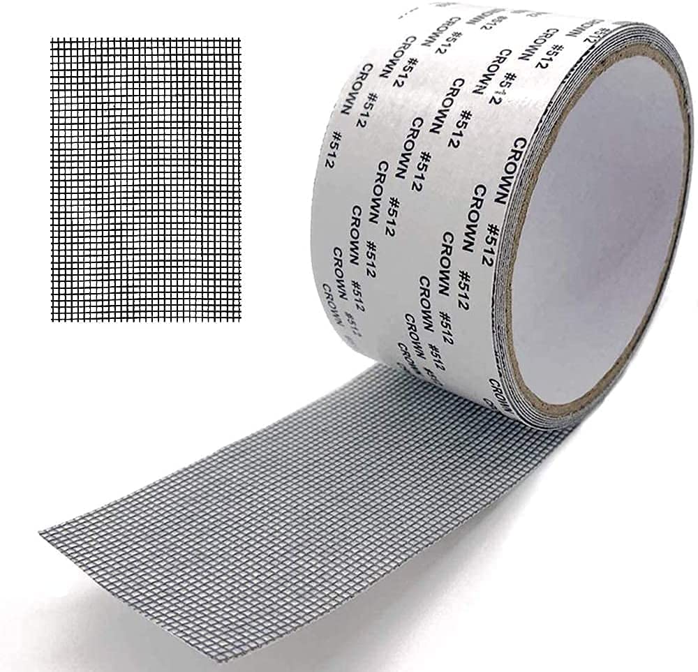 Waterproof Sticky Netting Screen Anti-Mosquito Mesh Window Hole Patch Repair Tape (1ps/Multicolour)