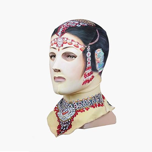 Miniatura 8 de Gorras de natación para buceo Facekini cabeza y cuello, cubierta de cara completa, protección UV 50+ protector solar de medusas