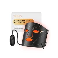 XSSNVV Maschera LED Viso con 224 LED 4 Modalità di Luce NVV06