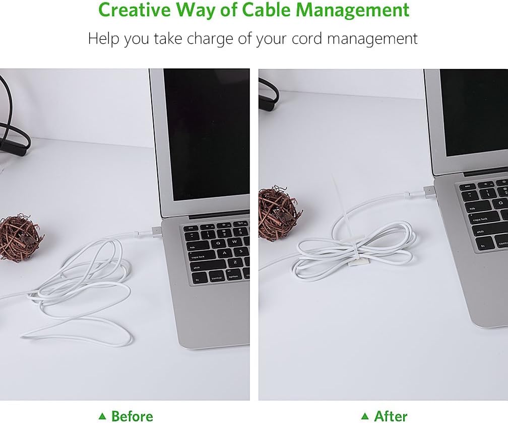 100 PCS Zip Tie Mounts, Self Adhesive Cable Tie Holders, 3M Strongly Adhesive-Backed, 3/4in White Wire Tie Base Holder with Screw Hole, 19.5mm x 19.5mm Squares, Cable Clips Management Anchors
