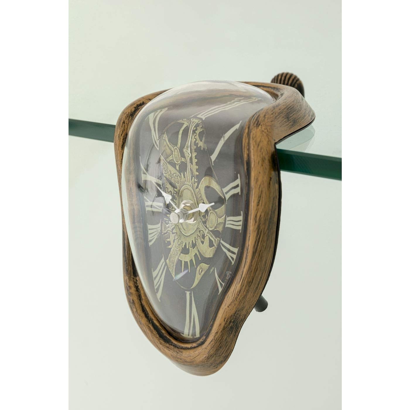 アンティーク雑貨 Kare Design Table Clock Kare 34822 Antique Flow Table Clock, Black/Gold: Wall Clocks