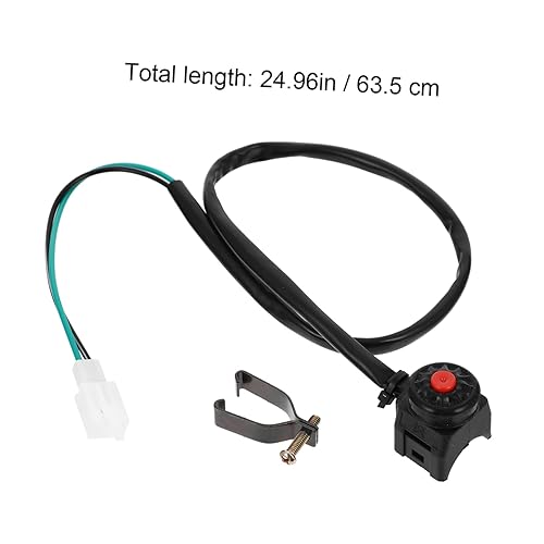 Miniatura 7 de SUPVOX Accesorios ATV 6 unids Botón para manillar motocicleta Starter ATV Moto Dirt Horns Stop Universal Kill Engine Speaker Bike Push Start Bocina