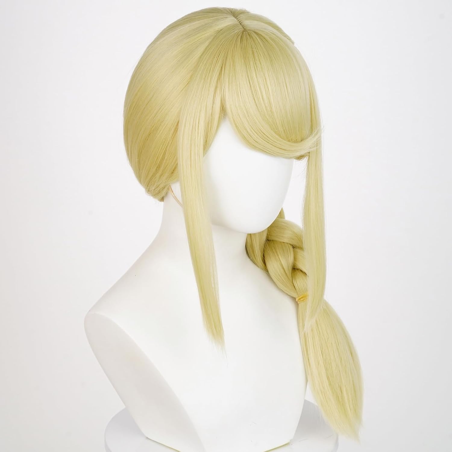 ウィッグ ロング レディース グラデーション 金髪 ブロンド×ブルー