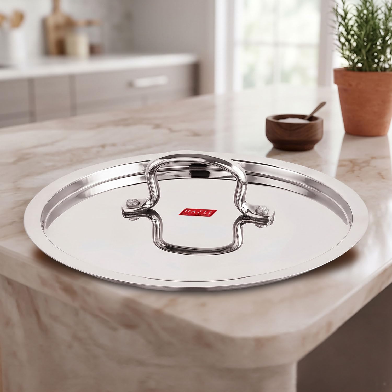 HAZEL Glass Lid - Cookware Lid for Kadai & Pans -9 HAZEL Glass Lid - Cookware Lid for Kadai & Pans -9