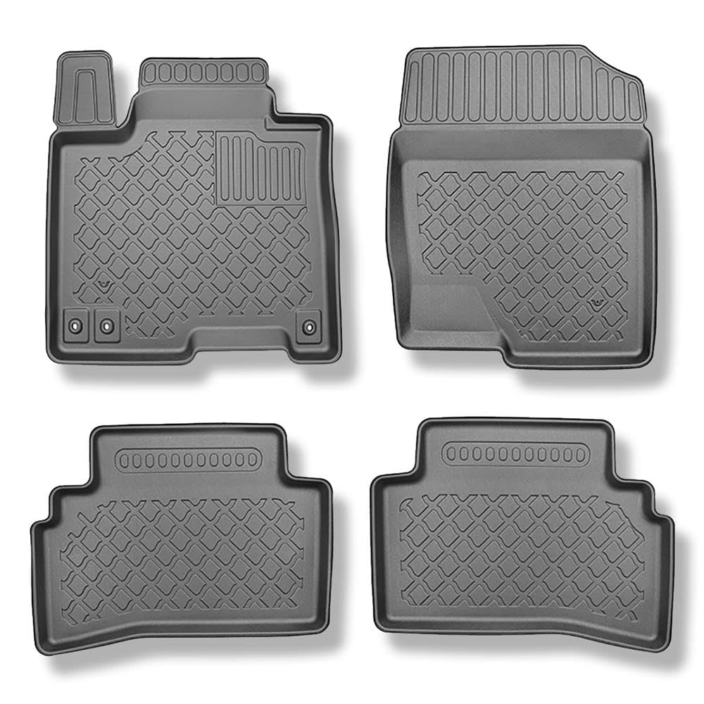 Mossa Alfombrillas de TPE adecuadas para Hyundai Tucson III HEV Hybrid SUV (12.2020- ) - alfombras para Coche - G