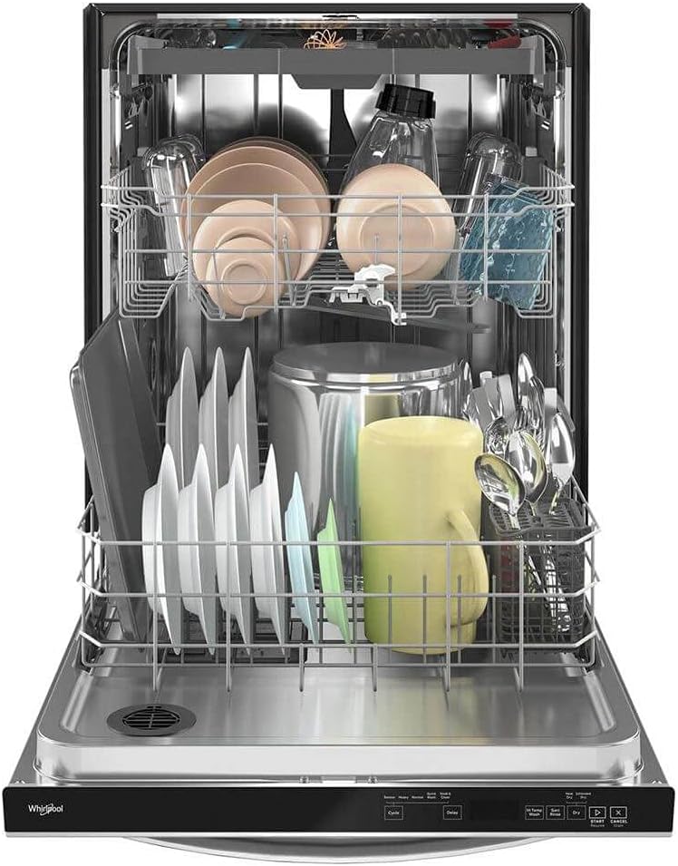 Whirlpool WDT750SAKZ Large Capacity Dishwasher with 3rd Rack- Stainless Steel