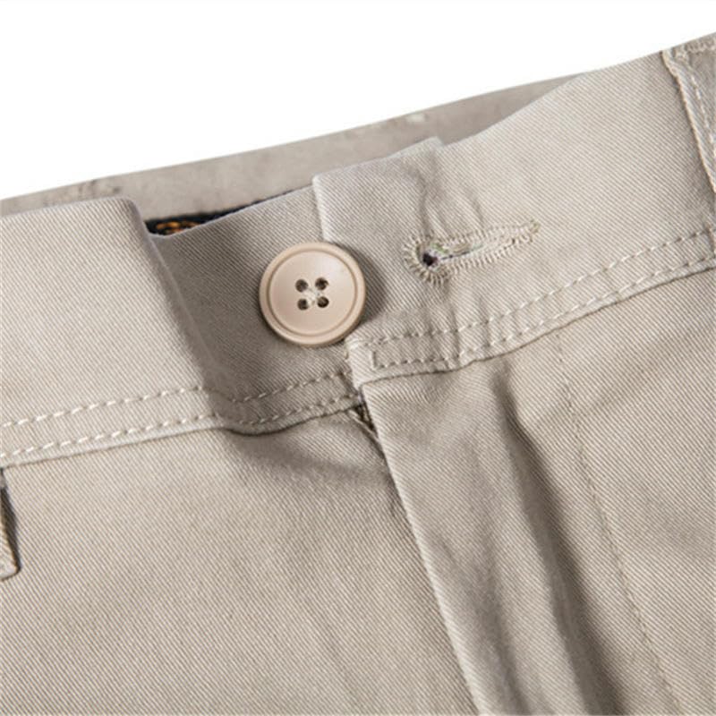 Men's Autumn Winter Breathable Business Versatile Cotton Casual Pants4