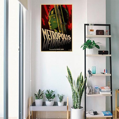 Miniatura 4 de Metropolis - Póster de película (estilo regular, cabeza de máquina) (tamaño 24" x 36")