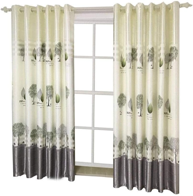 Blackout Curtain Polyester Panels for Bedroom Small Window-250X200CMx1-F (K 250X200CMx1)