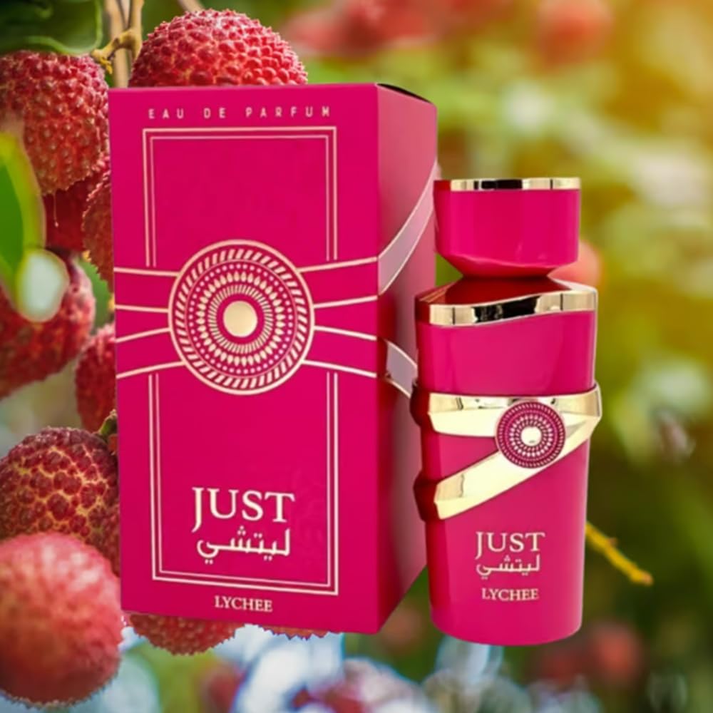 Perfume Just Lychee Eau de Parfum 100ml | Fragancia Mujer Dulce y Frutal con Lichi | Aroma Elegante, Duradero y Regalo Ideal para Ella