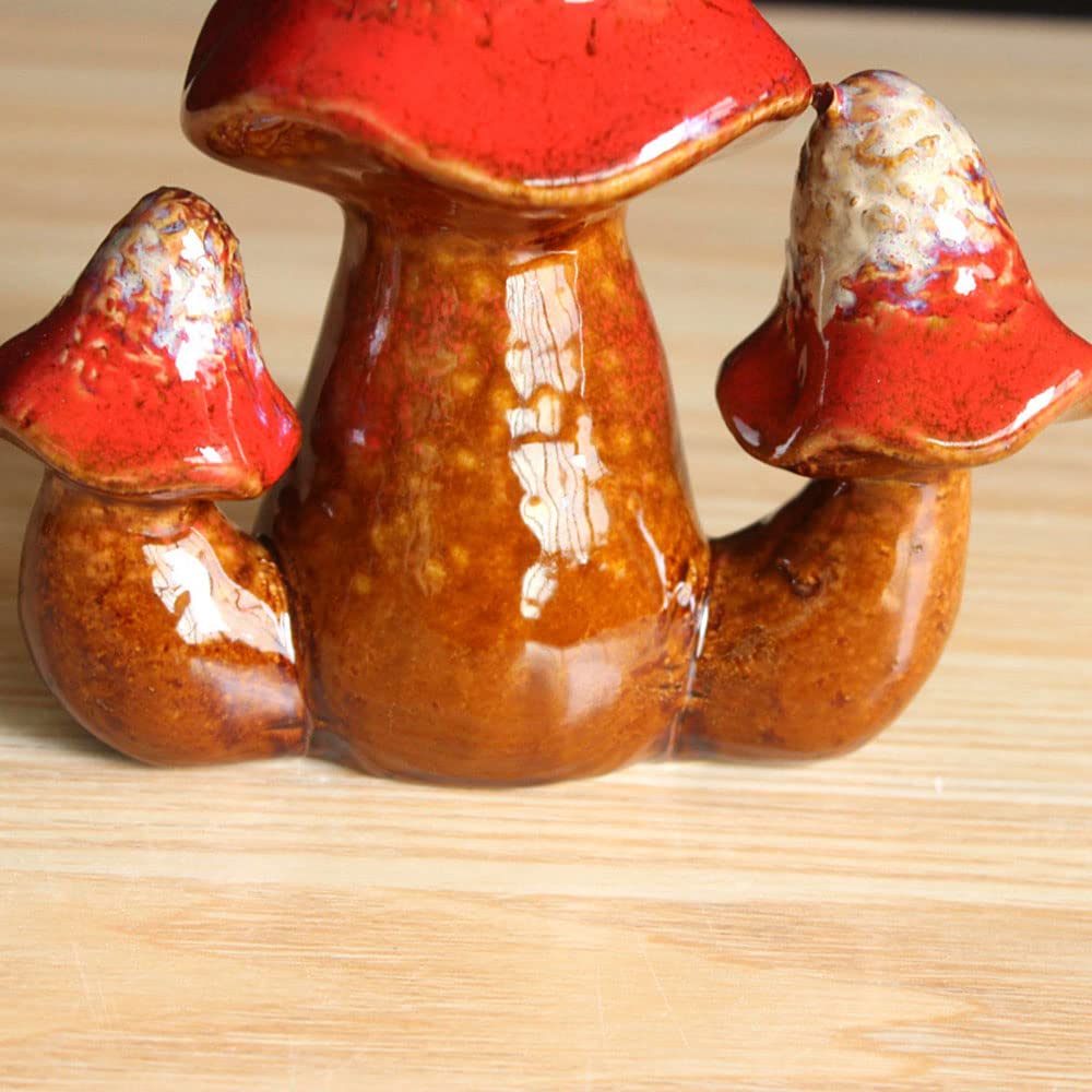Funghi in ceramica da appendere (1 pz) | Decorazione natalizia | Fatti a mano | Diversi colori | Decorazione per la casa e il giardino | Regalo perfetto - Italia