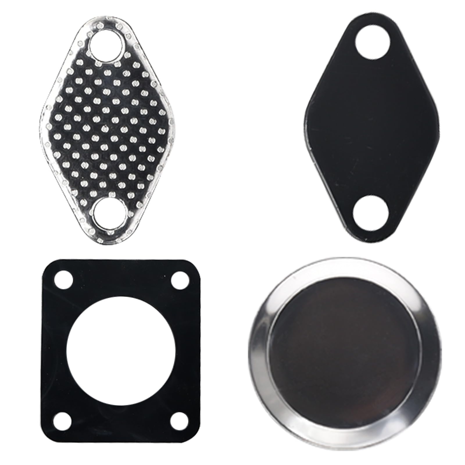 KAOLALI Kit de Suppression Vanne EGR pour E87 E90 E92 E93 E60 E61, Kit de soupape de purge pour moteurs diesel M47N2 M57N2, Kit de Suppression EGR en Aluminium Bypass de Suppression pour 320D-530D