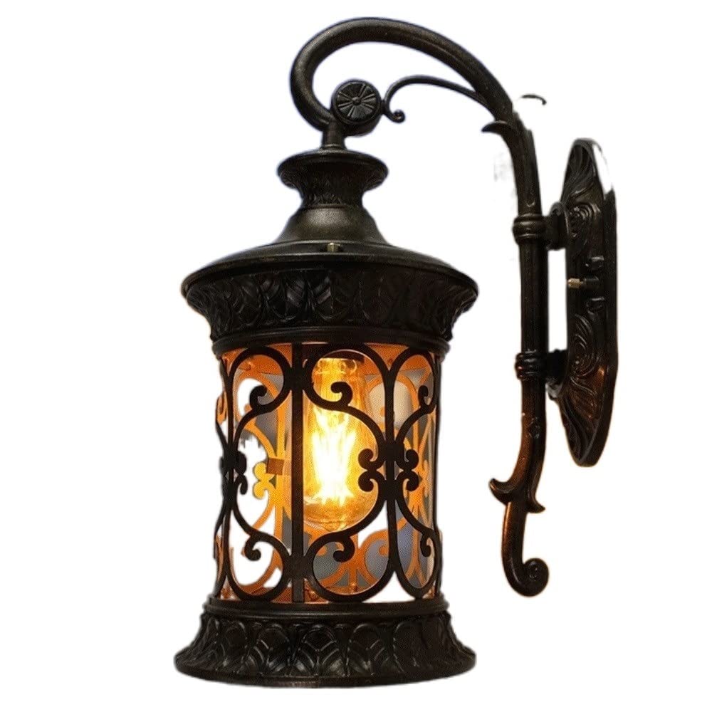 Applique murale extérieure E27 noire IP44 pour jardin