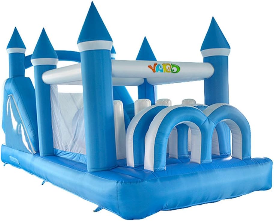 YARD Large Bounce House 6 in 1 Inflatable Obstacle Course with Large Climbing Wall Slide