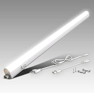 Set 2 Lampade LED Sottopensili B.K.Licht - 4W, Luce Bianca 4000K, 31.3 Cm, Collegabili, 230V - Foto 9