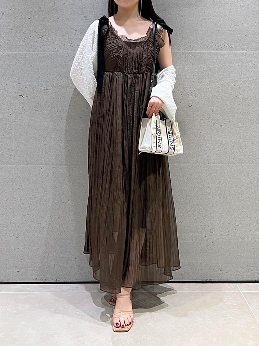 SNIDEL シアーシフォンワッシャーワンピース Amazon.co.jp: [スナイデル] シアーシフォンワッシャーワンピ