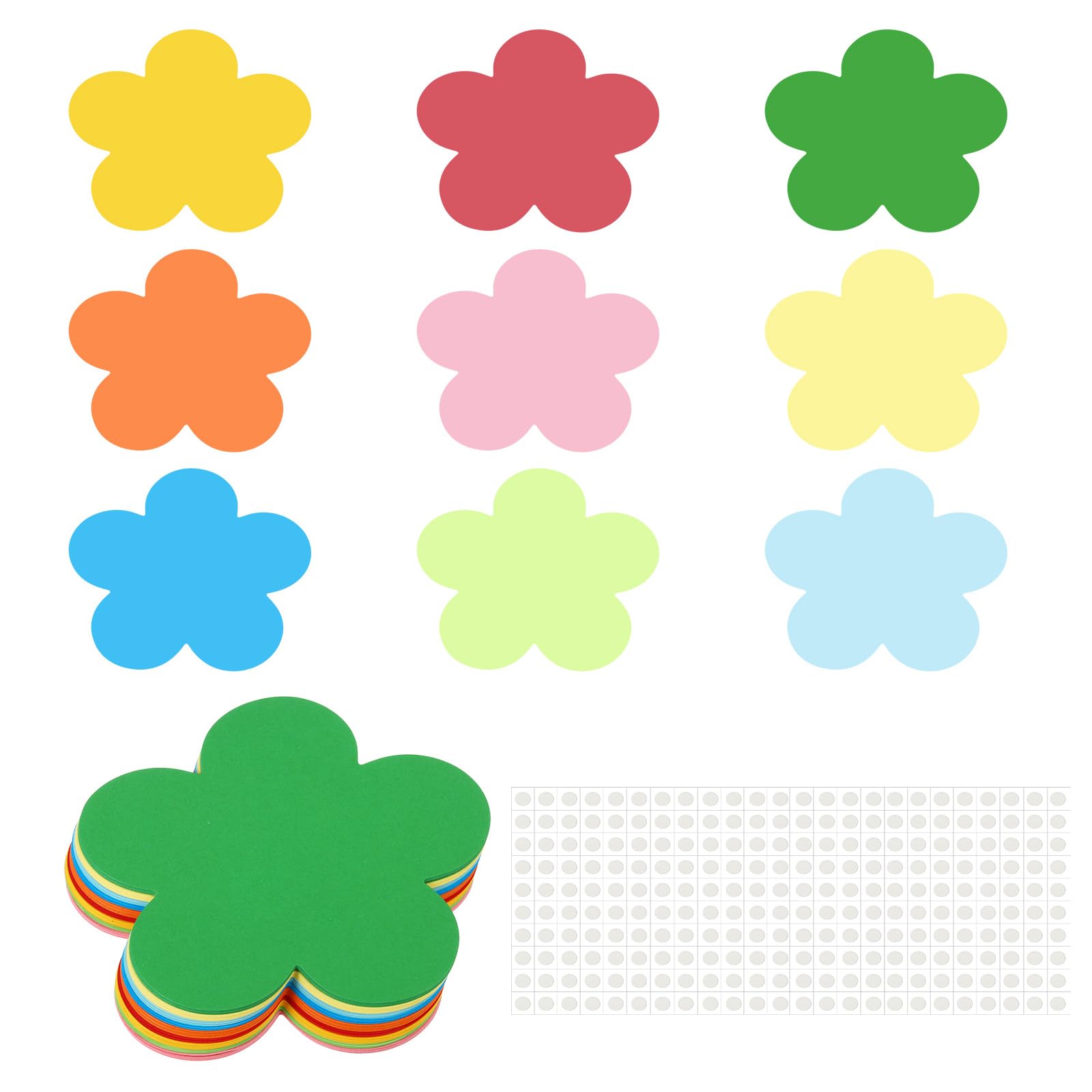 Fleurs en papier pour décoration de classe et projet DIY artisanat PATIKIL x216