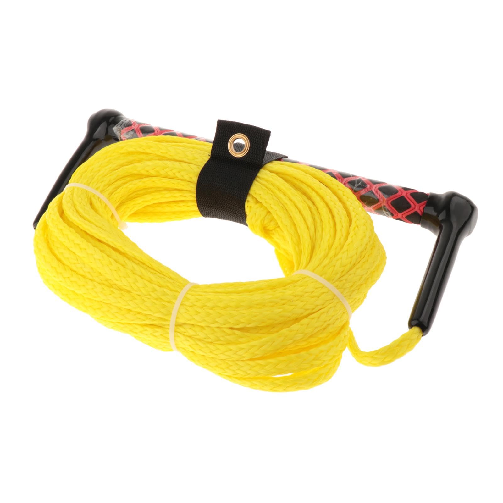 Cuerda de Esquí Acuático de Wakesurf para Deportes Acuáticos Cuerda de Remolque de Alta Resistencia para Uso con Mango Suave Adecuado para S