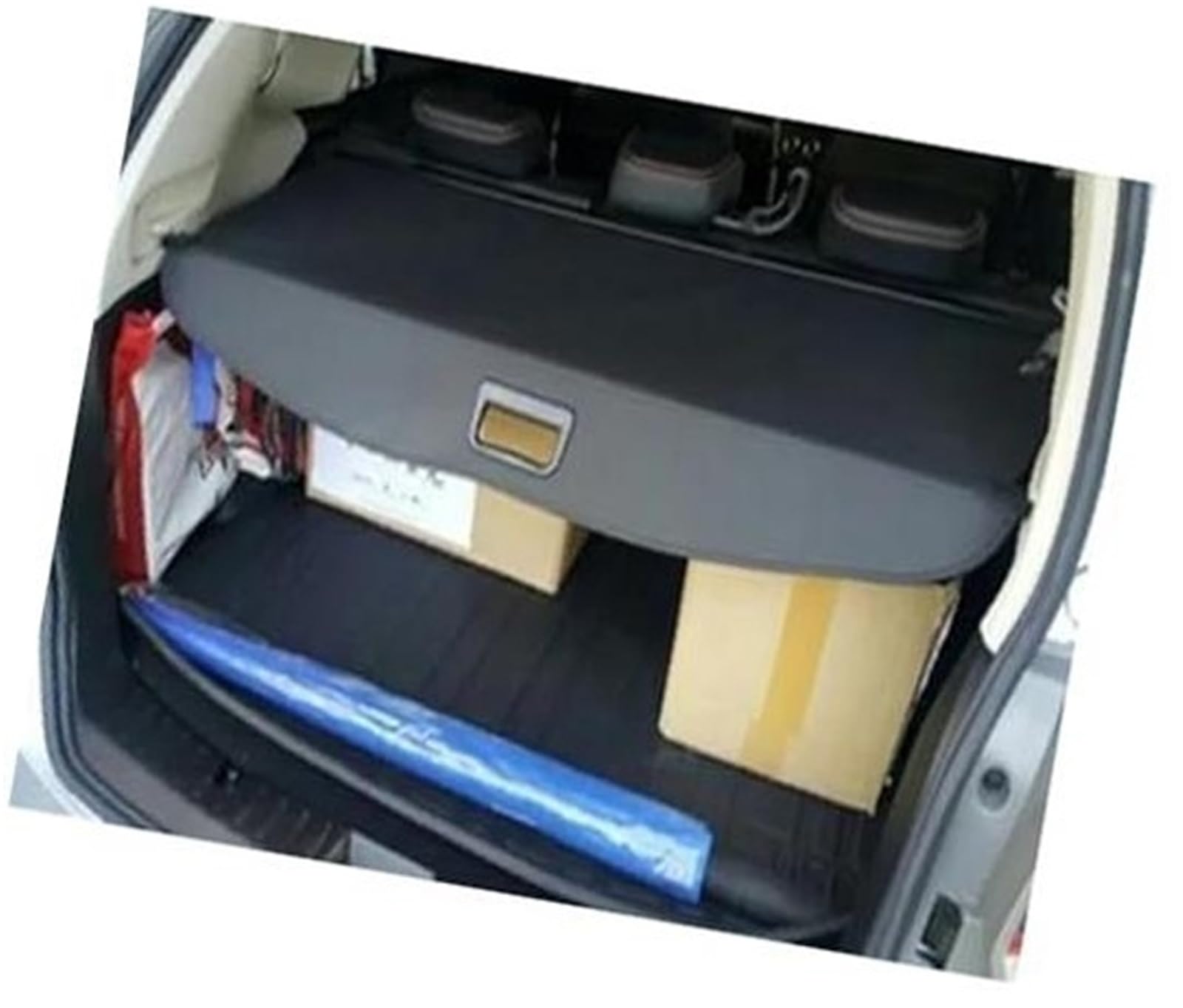 Car Styling Maletero Trasero del Coche Escudo de la Cubierta de Carga de Seguridad, for Subaru, Forester, 2009-2017 Bastidores Traseros Estantes de Cortina for Paquetes del Maletero Trasero del Coche