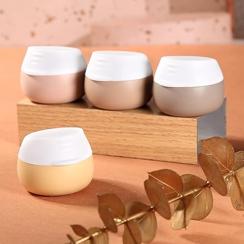 Miniatura 6 de Contenedores de viaje para artículos de tocador, tarros de crema de silicona Gemice, recipientes de tamaño de viaje aprobados por la TSA, accesorios