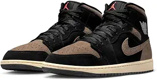[ナイキ] ジョーダン 1 ミッド SE JORDAN 1 MID SE ブラック/オリーブグレー IB7110-002