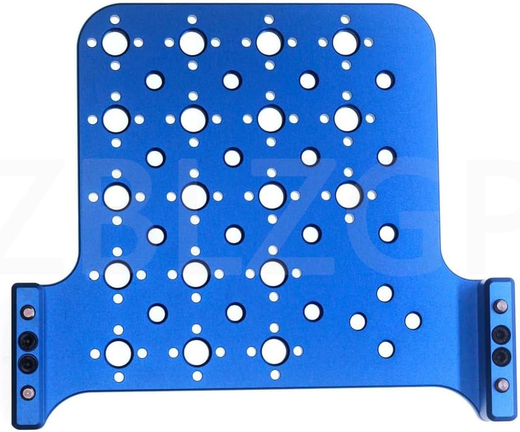 Camera Three Side Expansion Side Panel for Alexa Mini LF RED Extension Cold Shoe Mount 1/4'' 3/8'' Screw (Blue)