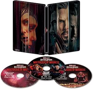 【Amazon.co.jp限定】ドクター・ストレンジ／マルチバース・オブ・マッドネス 4K UHD MovieNEX スチールブック [4K ULTRA HD+3D+ブルーレイ+デジタルコピー+MovieNEXワールド] [Blu-ray]