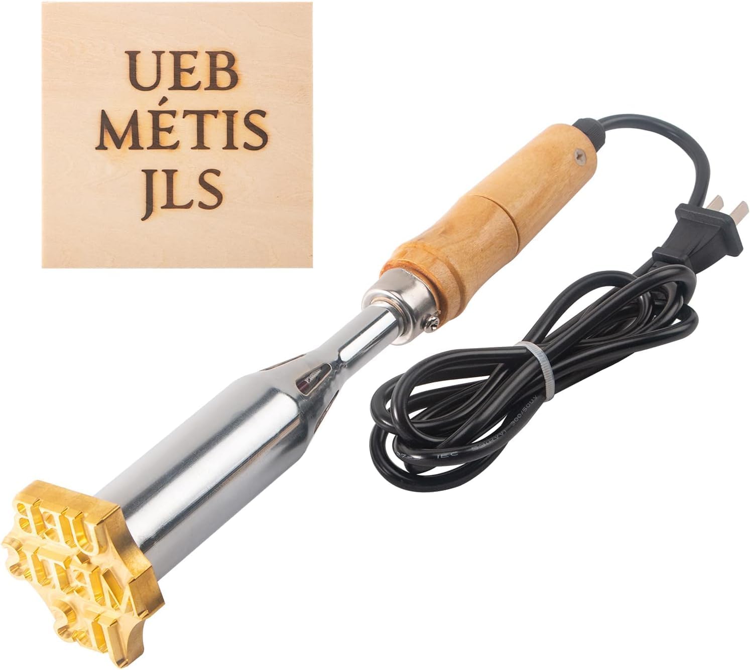 Wood Branding Iron - Personalized Electric Branding Iron for Wood, Brass Stamp, 2.5 Inch