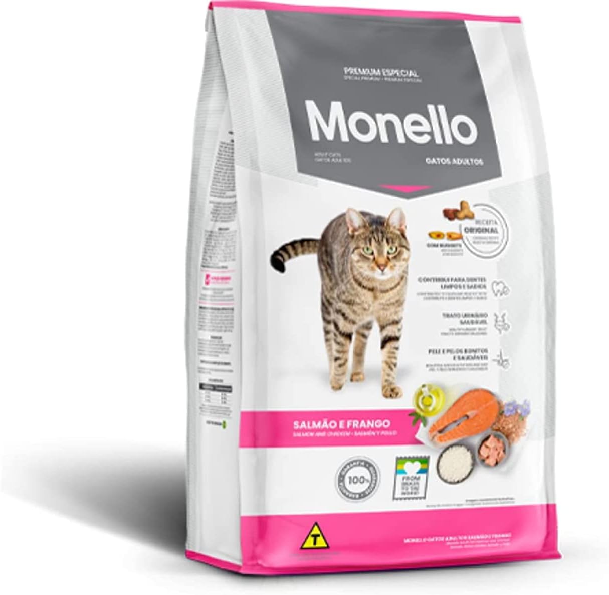 CAT FOOD SALMON,TUNA AND CHICKEN 1KG, multicolour