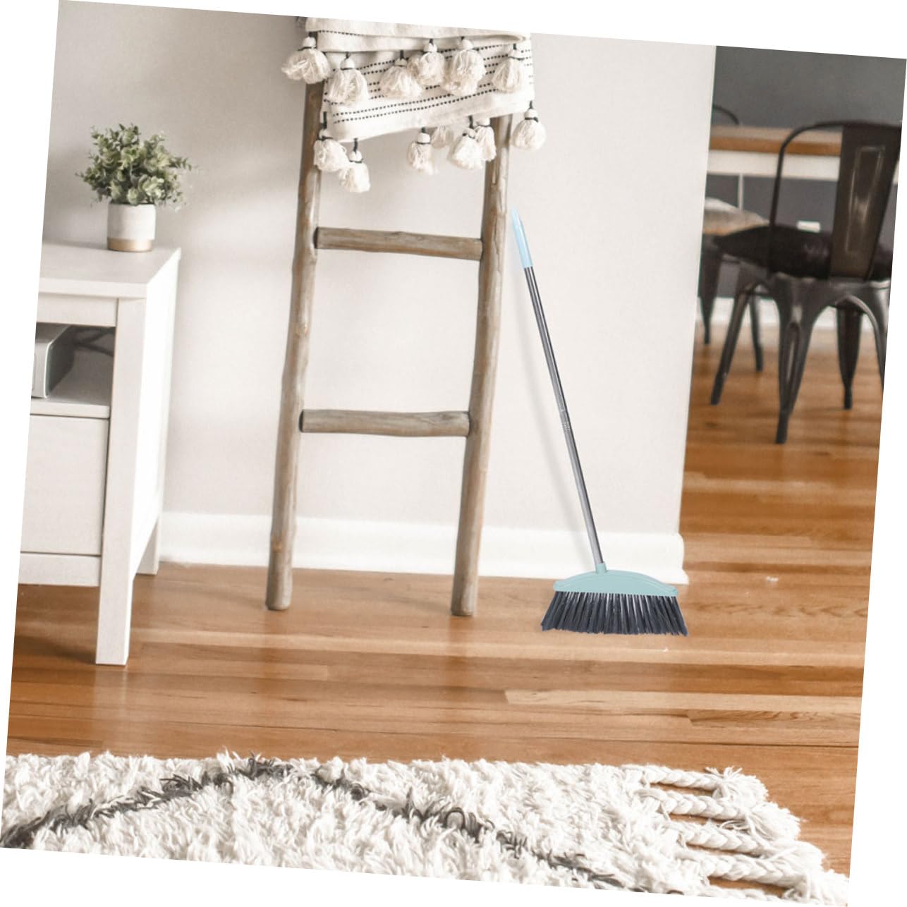 Teiliges Kehrset mit Langem Edelstahlgriff Ergonomisch Gebogene Kehrschaufel und Besen für Effiziente Bodenreinigung rutschfest Langlebig für Küche Büro und Haushalt