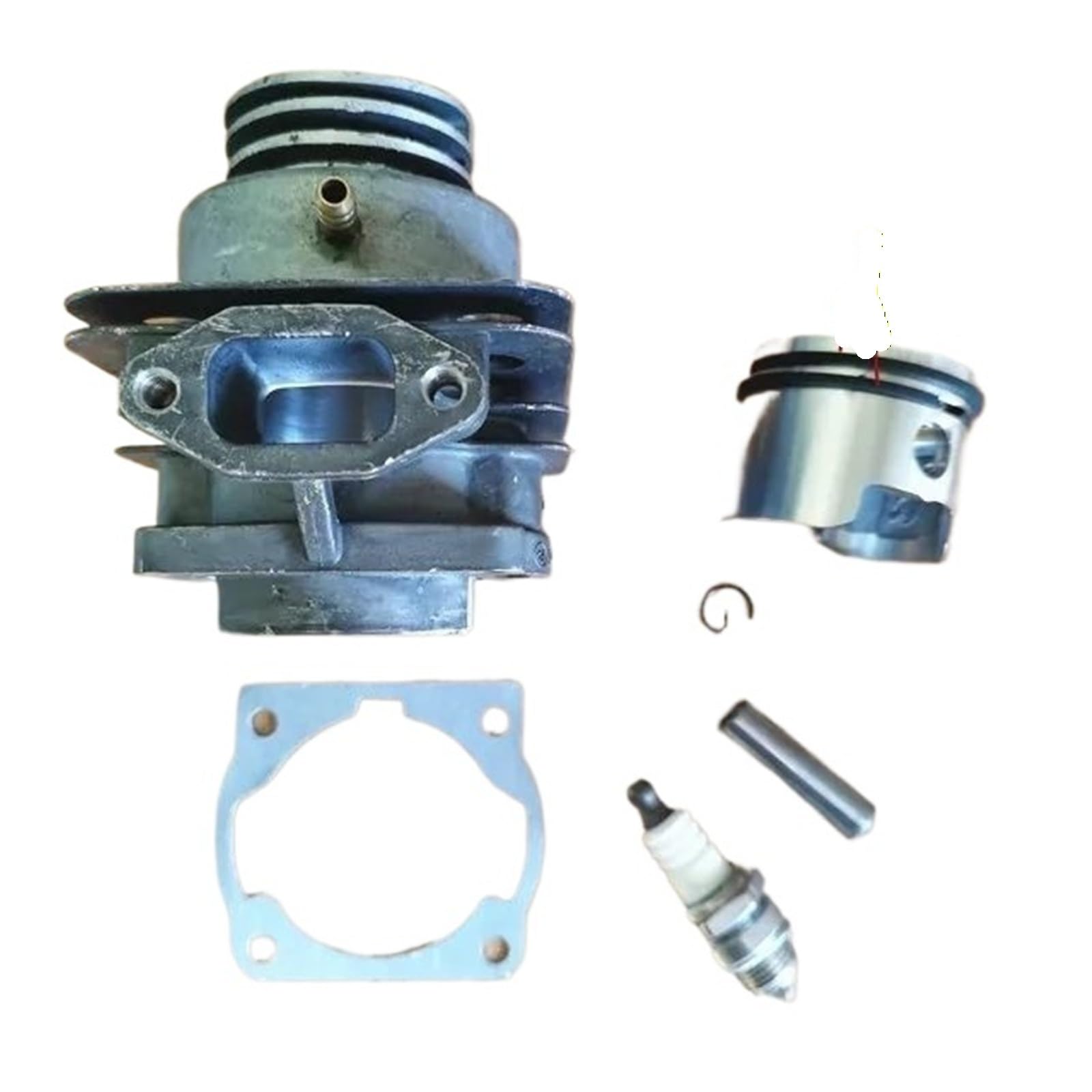Fit For Hangkai 2 Stroke Water-Cooled 3.5HP 3.6HP Outboard Motor Ship Hook Zylinder Ring Gasket Spark Plug Cylinder Piston Kit