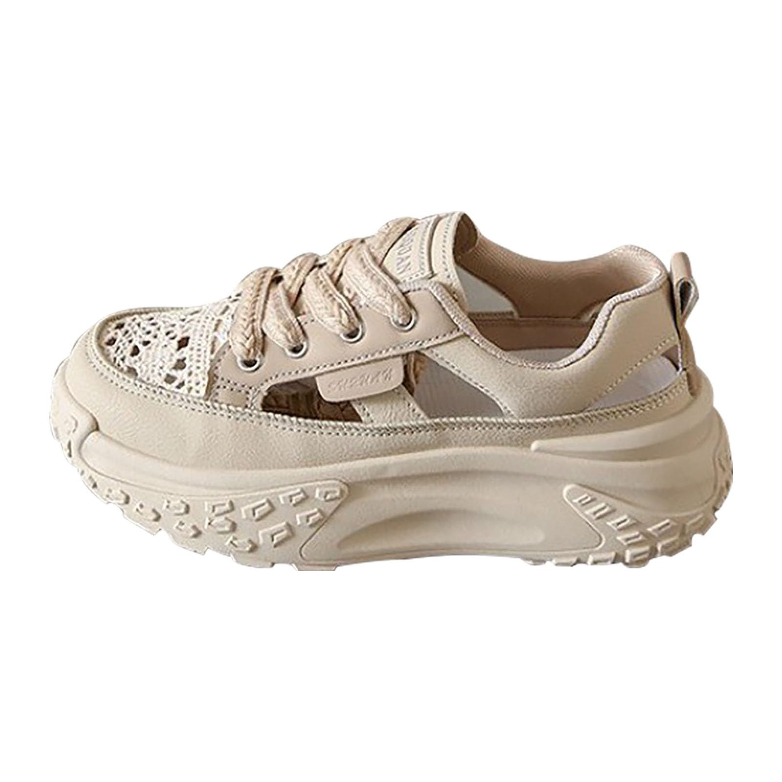 Scarpe Ginnastica Donna Comode Pianta Larga Sneakers Donna Eleganti | Calzature Atletica in Rete Traspirante per Allenamento Palestra Sneakers Ragazza Concezione Ergonomica Suola Spessa