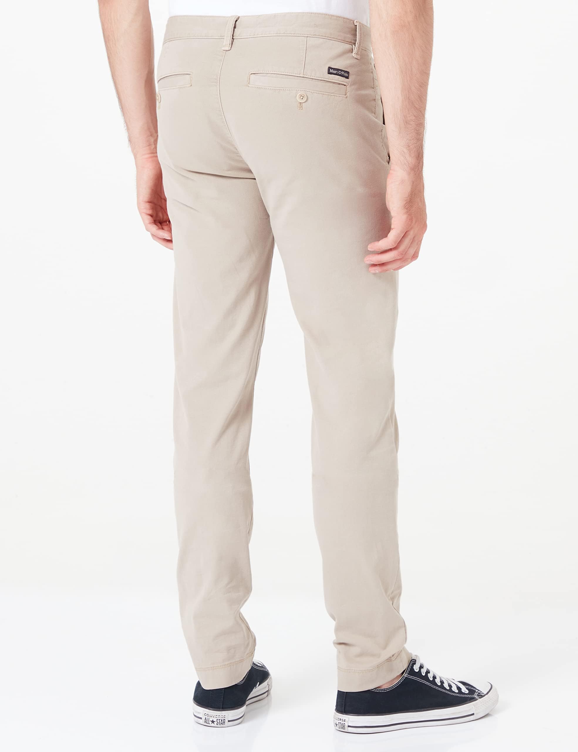 Marc O'Polo Herren Chinohose mit Stretch-Anteil Shaped Fit