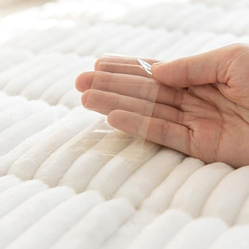 Miniatura 34 de vctops Funda de Sofá a Rayas de Pana Súper Suave Funda de Sofá Seccional Lavable Antideslizante Protector de Muebles para Niños Perros Mascotas, 1