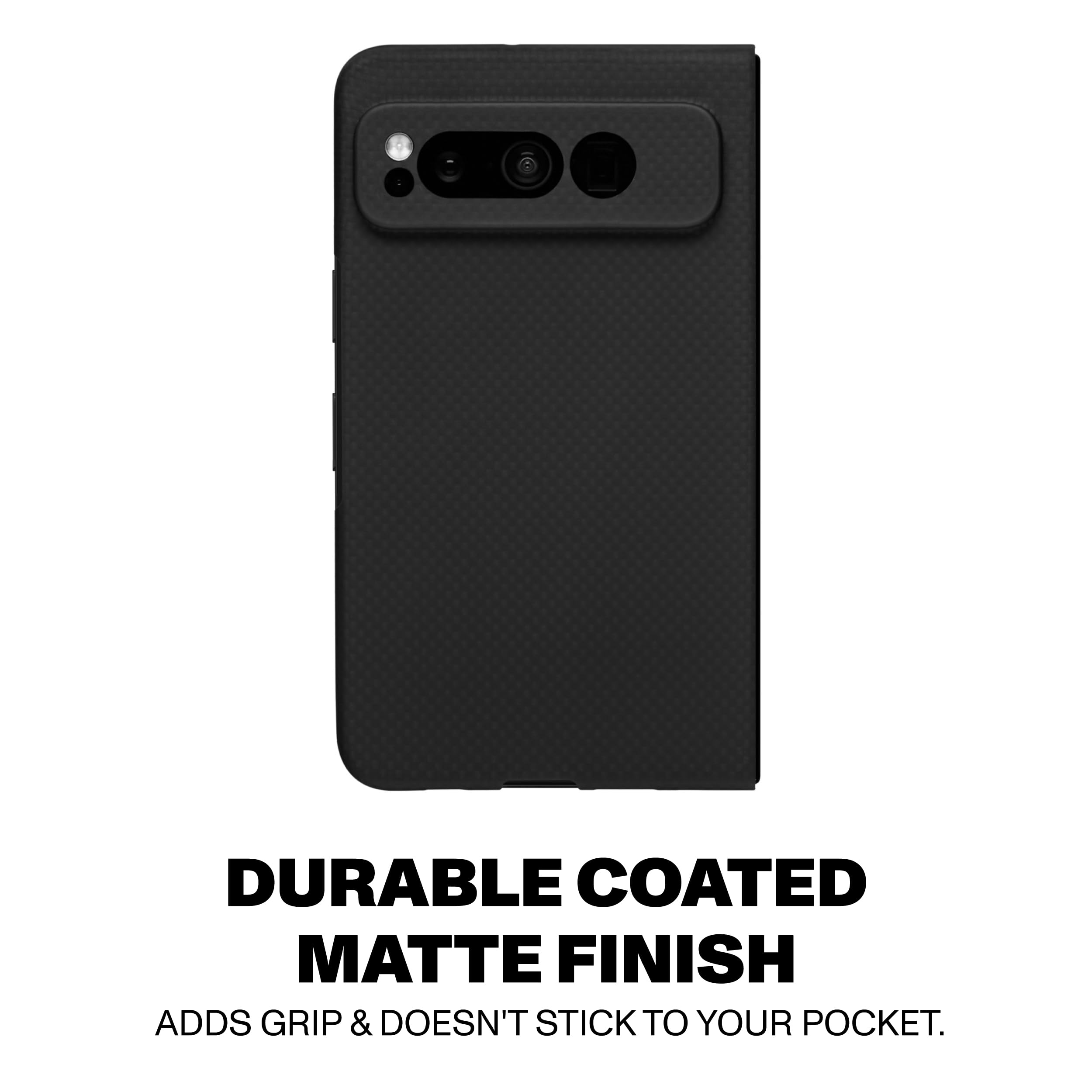 Latercase - Cover Per Pixel 9 Pro Fold, Blu Mezzanotte, Robusta, Fibra