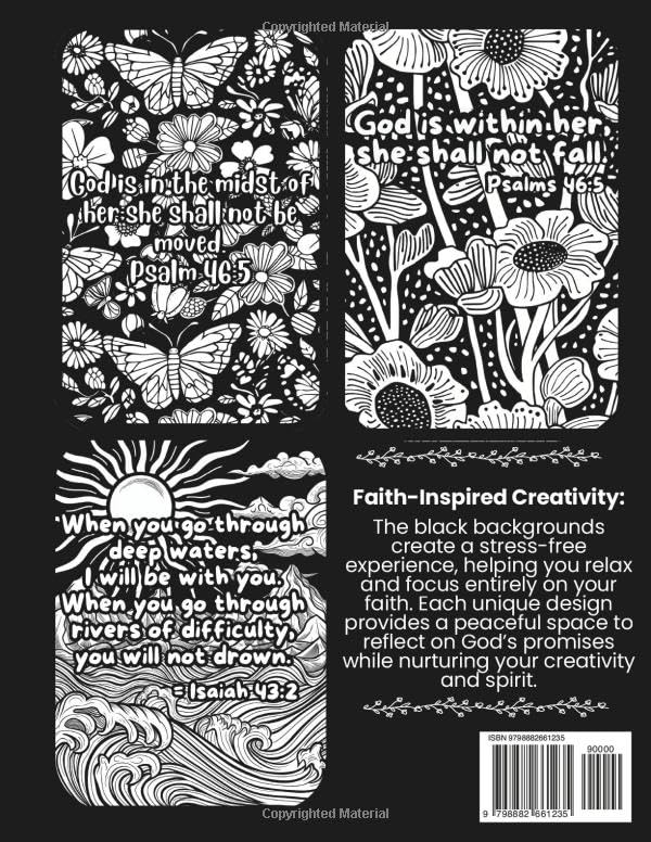 Bible Verse Coloring Book: Faithful Hues of Scripture and Inspiration - Image 2