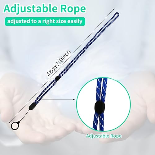 Miniatura 2 de 6 cordones de diálisis peritoneal, accesorios de diálisis peritoneal con 18 anillos de silicona (3 tamaños), cordón ajustable para el cuello,