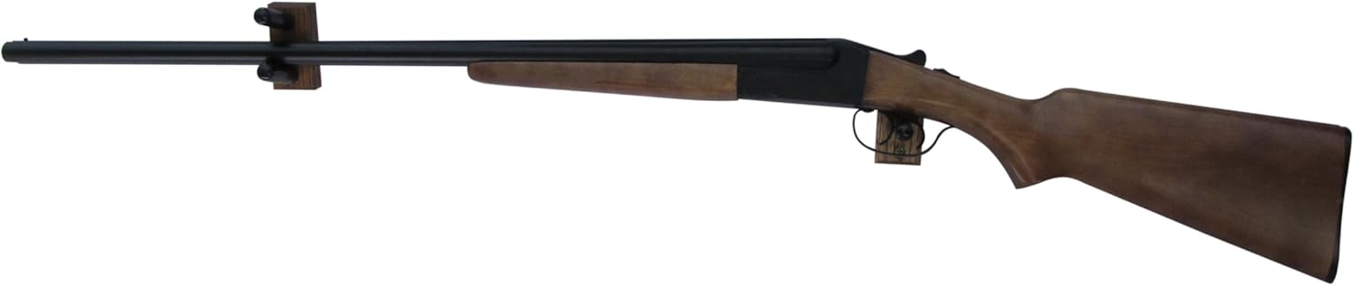 Standard Horizontal Wall Mount for a 20 Ga. Double Barrel Side by Side Shot Gun/Rifle (Made in The USA)