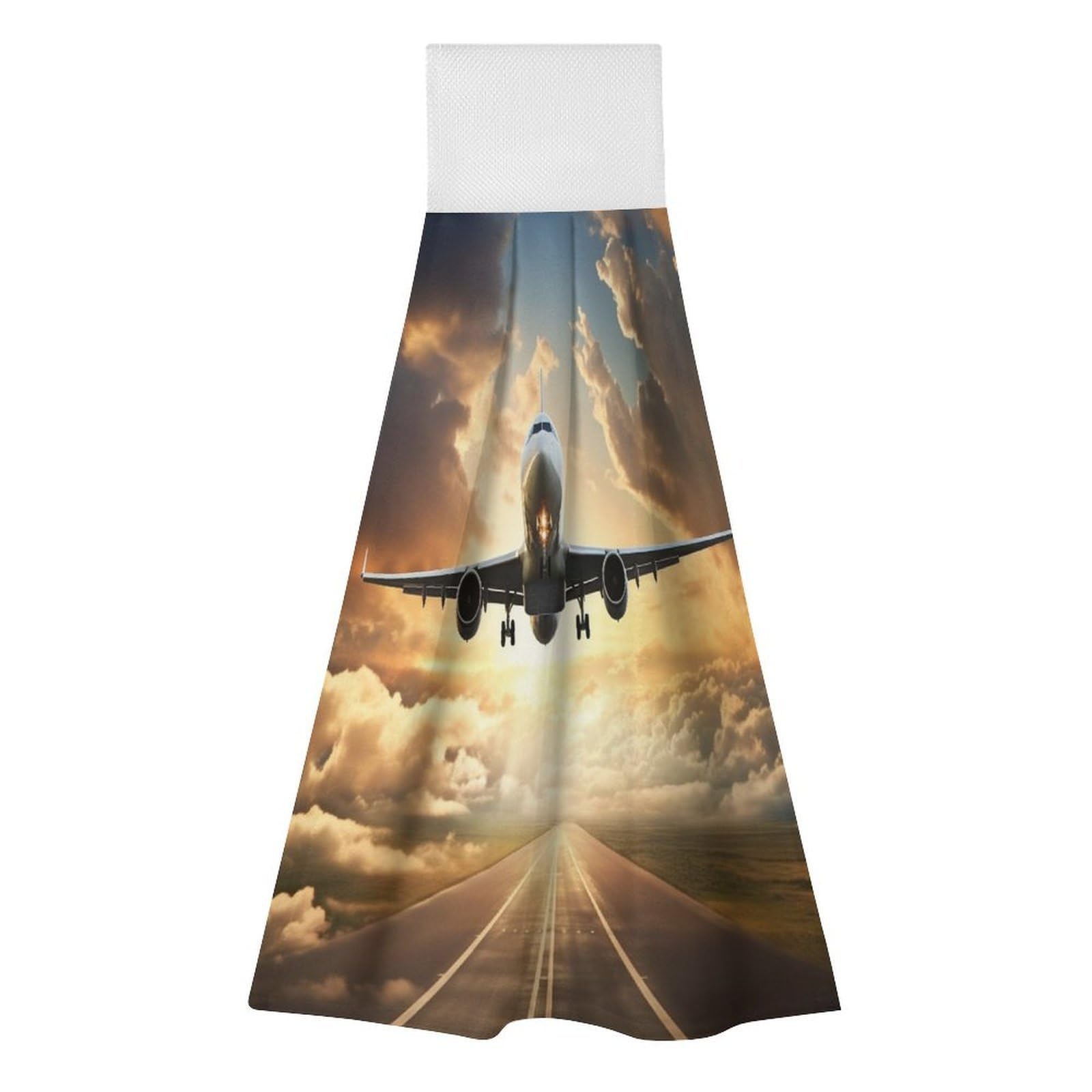LZQPOEAS Airplane Hand Towel Reusable Polyester Towel Quick Dry Microfiber Washcloths, Reusable Lint Free Cleaning Towels for Bathroom Kitchen Hotel Spa Home Daily Use