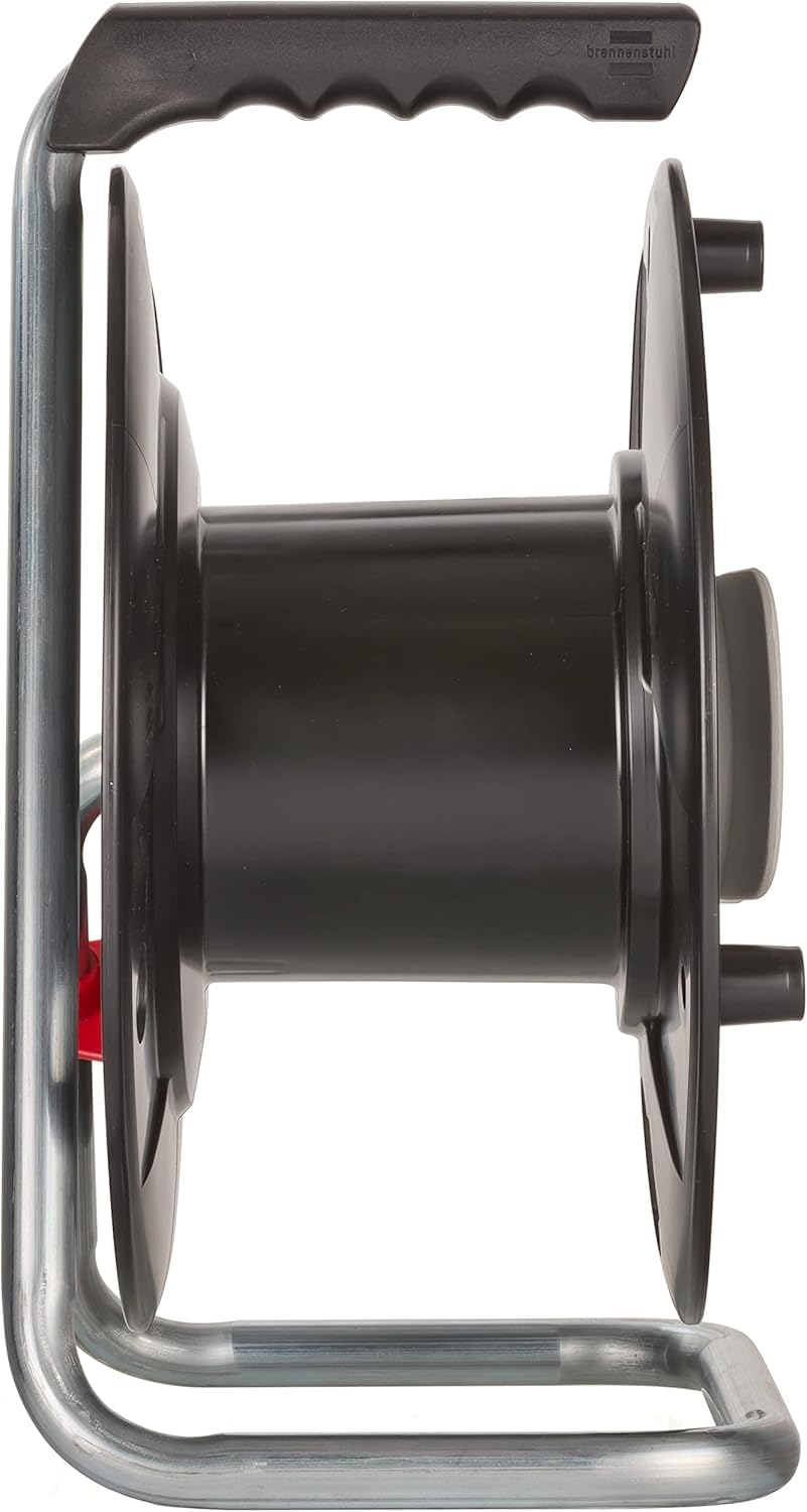 Brennenstuhl Garant G 290 enrollacables sin cable/carrete de cable vacío (plástico especial, fabricado en Alemania, diámetro de 290 mm) negro