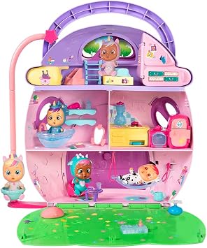 Cry Babies Magic Tears 904026 Dreamy Sesli, Işıklı, Hareketli Oyuncak Mega Ev, 55cm